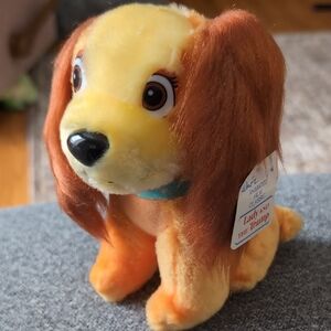 Vintage Disney Lady and the Tramp Plush Toy